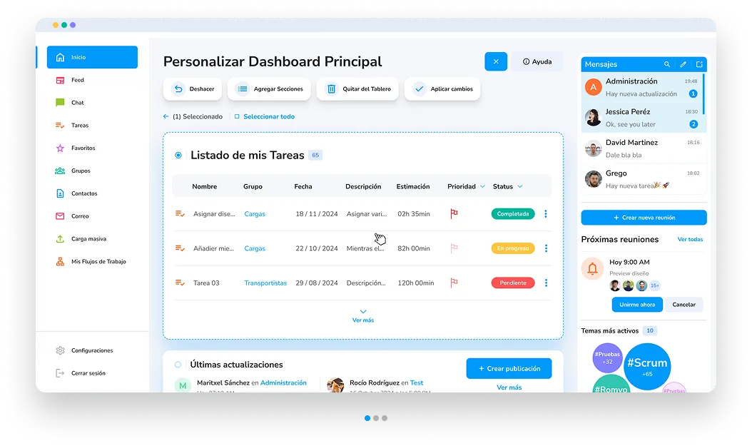 romVo Dashboard